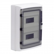 Модульные щитки распределительные настенные с дверцей IP65