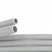 Труба гофрированная из ПВХ-пластиката (самозатухающего)