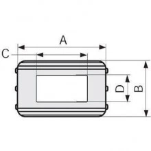 ДКС CSA-4N 150D Wo Накладка на T*ог 00099 DKC