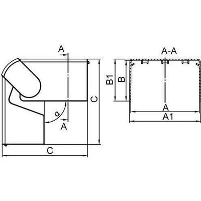 ДКС NEAV 150x60 Угол внешний изменяемый (70-120°) DKC 01715 ДКС NEAV 150x60 Угол внешний изменяемый (70-120°) DKC 01715