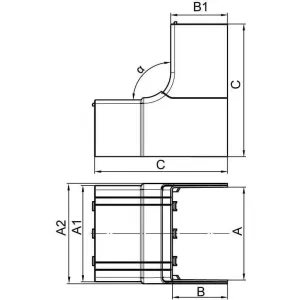 ДКС NIAV 40x40 Угол внутренний изменяемый (70-120°) 01722 DKC ДКС NIAV 40x40 Угол внутренний изменяемый (70-120°) 01722 DKC