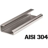 ДКС DIN-рейка из нержавеющей стали, с насечкой G1, 32х15мм. 02120SS DKC