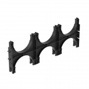 ДКС Держатель расстояния (кластер) для двустенных труб с фиксацией, д.110мм,тройной 025113M DKC