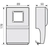 ДКС SBN-LM 45 W Коробка под розетку MOSAIC 45 03479 DKC