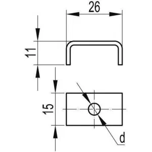 ДКС Клипса под профиль C, P-U, M5 03575 DKC ДКС Клипса под профиль C, P-U, M5 03575 DKC