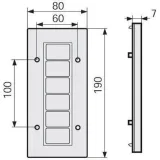 ДКС PCN6 W Крышка коробки 04213 DKC