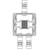 ДКС Взрывозащищенная клеммная коробка из алюминия TBE-A-12-(6xCBC.2)-2xKA2MHK(A)-1xKA2MHK(C)1Ex e IIC Т5 Gb / Ex tb IIIC T95°C Db IP66 1201.121.22.121B DKC