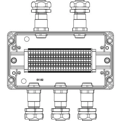 ДКС Взрывозащищенная клеммная коробка из алюминия TBE-A-14-(25xHMM.2)-2xKAEPM2MHK-20(A)-3xKAEPM2MHK-20(C)1Ex e IIC Т5 Gb / Ex tb IIIC T95°C Db IP66 1201.141.22.11D DKC ДКС Взрывозащищенная клеммная коробка из алюминия TBE-A-14-(25xHMM.2)-2xKAEPM2MHK-20(A)-3xKAEPM2MHK-20(C)1Ex e IIC Т5 Gb / Ex tb IIIC T95°C Db IP66 1201.141.22.11D DKC
