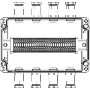 ДКС Взрывозащищенная клеммная коробка из алюминия TBE-A-18-(30xCBC.4)-4xKH2MHK(A)-2xPBMB(B)-4xKH2MHK(C)-2xPBMB(D)1Ex e IIC Т5 Gb / Ex tb IIICT95°C Db IP66 1201.181.22.11H DKC ДКС Взрывозащищенная клеммная коробка из алюминия TBE-A-18-(30xCBC.4)-4xKH2MHK(A)-2xPBMB(B)-4xKH2MHK(C)-2xPBMB(D)1Ex e IIC Т5 Gb / Ex tb IIICT95°C Db IP66 1201.181.22.11H DKC