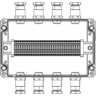 ДКС Взрывозащищенная клеммная коробка из алюминия TBE-A-18-(30xCBC.4)-4xKH2MHK(A)-2xPBMB(B)-4xKH2MHK(C)-2xPBMB(D)1Ex e IIC Т5 Gb / Ex tb IIICT95°C Db IP66 1201.181.22.11H DKC ДКС Взрывозащищенная клеммная коробка из алюминия TBE-A-18-(30xCBC.4)-4xKH2MHK(A)-2xPBMB(B)-4xKH2MHK(C)-2xPBMB(D)1Ex e IIC Т5 Gb / Ex tb IIICT95°C Db IP66 1201.181.22.11H DKC