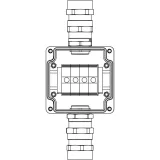 ДКС Взрывозащищенная клеммная коробка из полиэстера TBE-P-03-(4xCBC.35)-1xADSDMB(A)-1xADSDMB(C)1Ex e IIC Т5 Gb / Ex tb IIIC T95°C Db IP66/КЗ 1231.031.20.04Y DKC