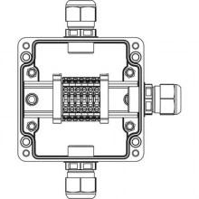 ДКС Взрывозащищенная клеммная коробка из полиэстера TBE-P-03-(6xCBC.4)-1xPACMP(A)-1xPACMP(C)-1xPACMP(D)1Ex e IIC Т5 Gb / Ex tb IIIC T95°C Db IP66 1231.031.22.1221 DKC