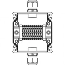 ДКС Взрывозащищенная клеммная коробка из полиэстера TBE-P-03-(10xCBC.4)-1xPACMP(A)-1xPACMP(C)1Ex e IIC Т5 Gb / Ex tb IIIC T95°C Db IP66 1231.031.22.1225 DKC
