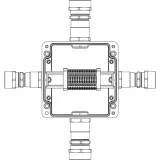 ДКС Взрывозащищенная клеммная коробка из полиэстера TBE-P-05-(12xCBC.2)-1xKA4MHK(A)-1xKA3MHK(B)-1xKA4MHK(C)-1xKA3MHK(D)1Ex e IIC Т5 Gb / Ex tb IIIC T95°C Db IP66/КЗ 1231.051.22.11H DKC