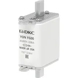 ДКС Предохранитель YON ножевого типа FG00 20А 690V характеристика aR 1FG00-0020-690V-AR DKC