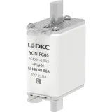 ДКС Предохранитель YON ножевого типа FG00 80А 400V характеристика aR 1FG00-0080-400V-AR DKC