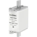 ДКС Предохранитель YON ножевого типа FG00 125А  NH0 характеристика gBat 1FG00-0125-GBAT DKC