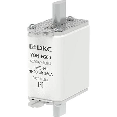 ДКС Предохранитель YON ножевого типа FG00 160А 400V характеристика aR 1FG00-0160-400V-AR DKC ДКС Предохранитель YON ножевого типа FG00 160А 400V характеристика aR 1FG00-0160-400V-AR DKC