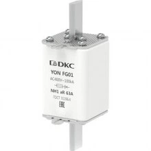 ДКС Предохранитель YON ножевого типа FG1 63А 400V характеристика aR 1FG01-0063-400V-AR DKC