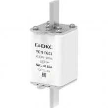 ДКС Предохранитель YON ножевого типа FG1 80А 400V характеристика aR 1FG01-0080-400V-AR DKC