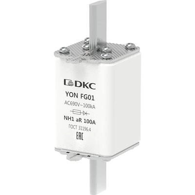 ДКС Предохранитель YON ножевого типа FG1 100А 690V характеристика aR 1FG01-0100-690V-AR DKC ДКС Предохранитель YON ножевого типа FG1 100А 690V характеристика aR 1FG01-0100-690V-AR DKC
