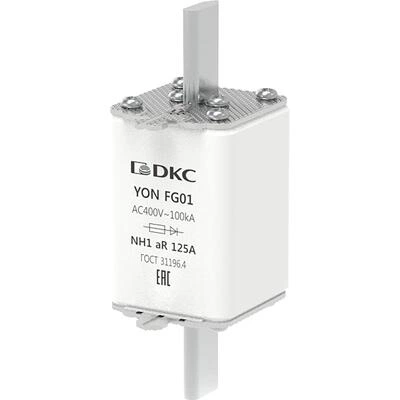 ДКС Предохранитель YON ножевого типа FG1 125А 400V характеристика aR 1FG01-0125-400V-AR DKC ДКС Предохранитель YON ножевого типа FG1 125А 400V характеристика aR 1FG01-0125-400V-AR DKC
