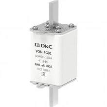 ДКС Предохранитель YON ножевого типа FG1 200А 400V характеристика aR 1FG01-0200-400V-AR DKC