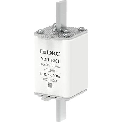 ДКС Предохранитель YON ножевого типа FG1 200А 690V характеристика aR 1FG01-0200-690V-AR DKC ДКС Предохранитель YON ножевого типа FG1 200А 690V характеристика aR 1FG01-0200-690V-AR DKC