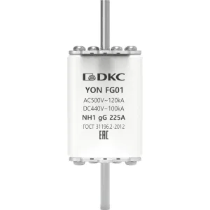ДКС Предохранитель YON ножевого типа FG1 с одинарной индикацией 225А 1FG01-0225 DKC ДКС Предохранитель YON ножевого типа FG1 с одинарной индикацией 225А 1FG01-0225 DKC