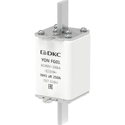 ДКС Предохранитель YON ножевого типа FG1 250А 400V характеристика aR 1FG01-0250-400V-AR DKC ДКС Предохранитель YON ножевого типа FG1 250А 400V характеристика aR 1FG01-0250-400V-AR DKC