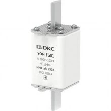 ДКС Предохранитель YON ножевого типа FG1 250А 690V характеристика aR 1FG01-0250-690V-AR DKC