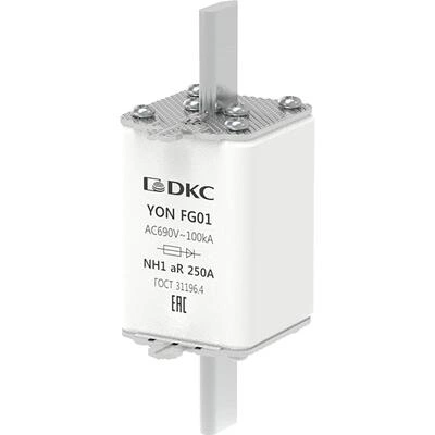 ДКС Предохранитель YON ножевого типа FG1 250А 690V характеристика aR 1FG01-0250-690V-AR DKC ДКС Предохранитель YON ножевого типа FG1 250А 690V характеристика aR 1FG01-0250-690V-AR DKC