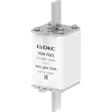 ДКС Предохранитель YON ножевого типа FG1 250А  NH1 характеристика gBat 1FG01-0250-GBAT DKC