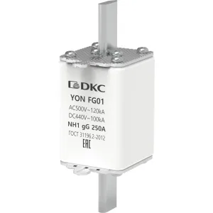 ДКС Предохранитель YON ножевого типа FG1 с одинарной индикацией 250А 1FG01-0250 DKC ДКС Предохранитель YON ножевого типа FG1 с одинарной индикацией 250А 1FG01-0250 DKC