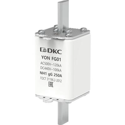 ДКС Предохранитель YON ножевого типа FG1 с одинарной индикацией 250А 1FG01-0250 DKC