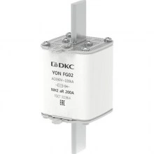 ДКС Предохранитель YON ножевого типа FG2 200А 690V характеристика aR 1FG02-0200-690V-AR DKC
