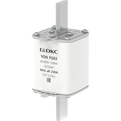 ДКС Предохранитель YON ножевого типа FG2 250А 400V характеристика aR 1FG02-0250-400V-AR DKC ДКС Предохранитель YON ножевого типа FG2 250А 400V характеристика aR 1FG02-0250-400V-AR DKC