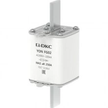 ДКС Предохранитель YON ножевого типа FG2 250А 690V характеристика aR 1FG02-0250-690V-AR DKC