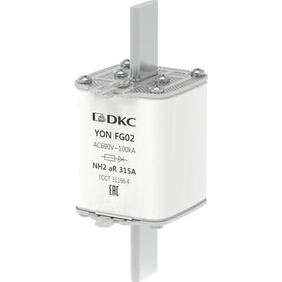 ДКС Предохранитель YON ножевого типа FG2 315А 690V характеристика aR 1FG02-0315-690V-AR DKC ДКС Предохранитель YON ножевого типа FG2 315А 690V характеристика aR 1FG02-0315-690V-AR DKC