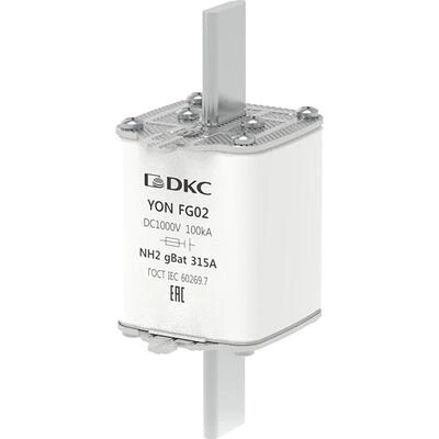 ДКС Предохранитель YON ножевого типа FG2 315А NH2 характеристика gBat 1FG02-0315-GBAT DKC ДКС Предохранитель YON ножевого типа FG2 315А NH2 характеристика gBat 1FG02-0315-GBAT DKC