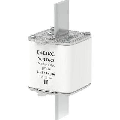 ДКС Предохранитель YON ножевого типа FG3 400А 400V характеристика aR 1FG03-0400-400V-AR DKC ДКС Предохранитель YON ножевого типа FG3 400А 400V характеристика aR 1FG03-0400-400V-AR DKC