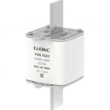 ДКС Предохранитель YON ножевого типа FG3 400А 690V характеристика aR 1FG03-0400-690V-AR DKC