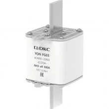 ДКС Предохранитель YON ножевого типа FG3 500А 400V характеристика aR 1FG03-0500-400V-AR DKC