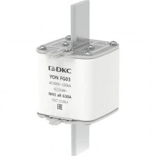 ДКС Предохранитель YON ножевого типа FG3 630А 400V характеристика aR 1FG03-0630-400V-AR DKC