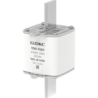 ДКС Предохранитель YON ножевого типа FG3 630А 400V характеристика aR 1FG03-0630-400V-AR DKC ДКС Предохранитель YON ножевого типа FG3 630А 400V характеристика aR 1FG03-0630-400V-AR DKC