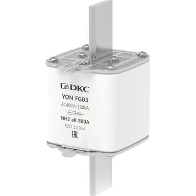 ДКС Предохранитель YON ножевого типа FG3 800А 400V характеристика aR 1FG03-0800-400V-AR DKC ДКС Предохранитель YON ножевого типа FG3 800А 400V характеристика aR 1FG03-0800-400V-AR DKC