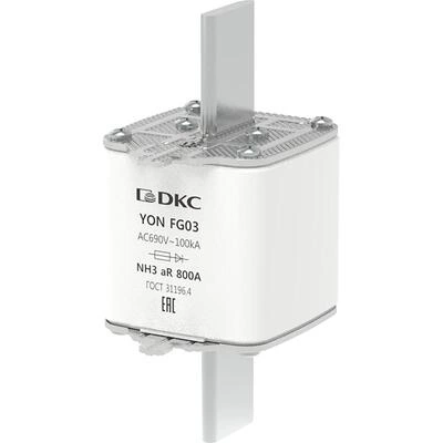 ДКС Предохранитель YON ножевого типа FG3 800А 690V характеристика aR 1FG03-0800-690V-AR DKC ДКС Предохранитель YON ножевого типа FG3 800А 690V характеристика aR 1FG03-0800-690V-AR DKC