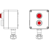 ДКС Взрывозащищенный пост управления из алюминия CPE-A-12-(1xP1R(11)-1xLR(250))-1xKAEPM2MHK-20(C)1Ex d e IIC Т5 Gb / Ex tb IIIC T95°C Db IP66 2201.121.22.120R DKC