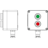 ДКС Взрывозащищенный пост управления из полиэстера CPE-P-03-(1xP1G(11)-1xP1R(11))-1xKH2MHK(C)1Ex d e IIC Т5 Gb / Ex tb IIIC T95°C Db IP66/КЗ 2231.031.22.121A DKC