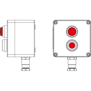 ДКС Взрывозащищенный пост управления из полиэстера CPE-P-03-(1xP1R(11)-1xLR(250))-1xKH2MHK(C)1Ex d e IIC Т5 Gb / Ex tb IIIC T95°C Db IP66/КЗ 2231.031.22.121G DKC ДКС Взрывозащищенный пост управления из полиэстера CPE-P-03-(1xP1R(11)-1xLR(250))-1xKH2MHK(C)1Ex d e IIC Т5 Gb / Ex tb IIIC T95°C Db IP66/КЗ 2231.031.22.121G DKC